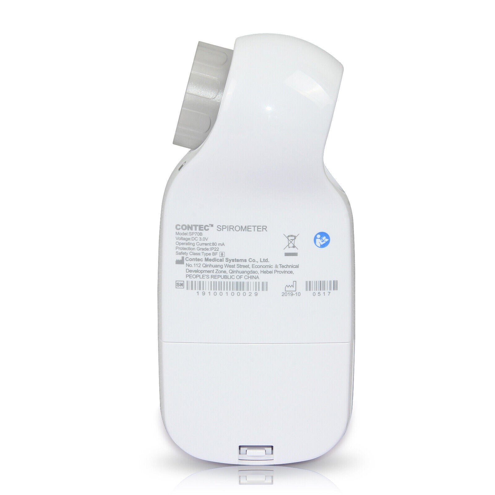 HKM-609555 Digital Color Spirometer for Lung Function Testing with Bluetooth Connectivity