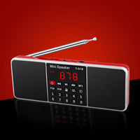 HKM-609747 Compact Dual Bluetooth Speaker with Card Reader and MP3 Playback