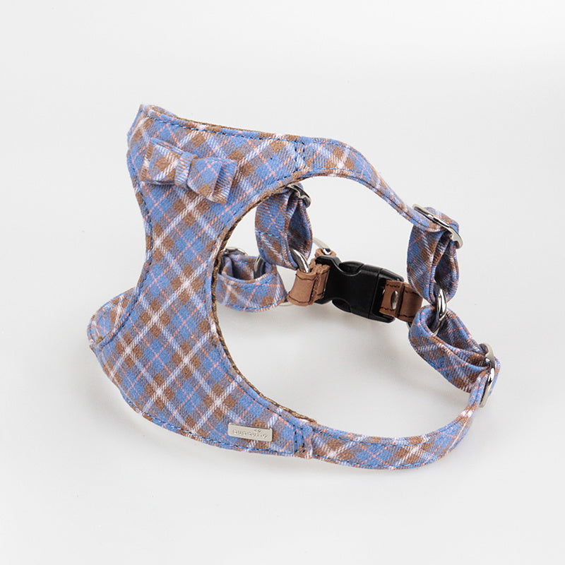 HKM-609747 Stylish Cotton Dog Leash with Chest Strap for Small and Medium Dogs