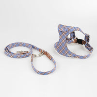 HKM-609747 Stylish Cotton Dog Leash with Chest Strap for Small and Medium Dogs