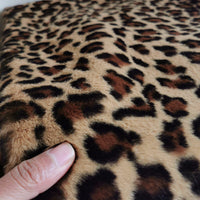 HKM-609875 Leopard Print Soft Polyester Faux Fur Blanket for All Seasons