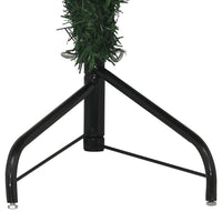 HKM-610003 150 cm Green Artificial Corner Christmas Tree with Adjustable Branches and Steel Stand