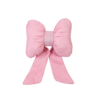 HKM-610003 Bow Ribbon Cotton and Linen Car Headrest Neck Pillow - Multiple Colors Available