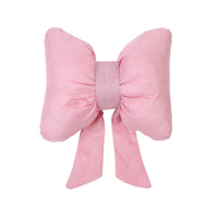 HKM-610003 Bow Ribbon Cotton and Linen Car Headrest Neck Pillow - Multiple Colors Available