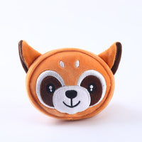 HKM-610067 Bite-Resistant Plush Teething Toys for Pets - Animal Models: Chicken, Mouse, Fox, Tiger, Cow, Panda