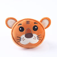 HKM-610067 Bite-Resistant Plush Teething Toys for Pets - Animal Models: Chicken, Mouse, Fox, Tiger, Cow, Panda