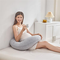 HKM-610195 Pregnancy Support Pillow for Side Sleeping with Leg Lock, Polyester Fiber Fill, 110cm x 50cm x 18cm