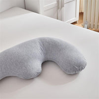HKM-610195 Pregnancy Support Pillow for Side Sleeping with Leg Lock, Polyester Fiber Fill, 110cm x 50cm x 18cm
