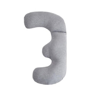 HKM-610195 Pregnancy Support Pillow for Side Sleeping with Leg Lock, Polyester Fiber Fill, 110cm x 50cm x 18cm