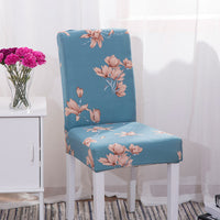 HKM-610259 Modern Minimalist Stretch Fabric Dining Chair Cover in Rectangle Shape for Household Use