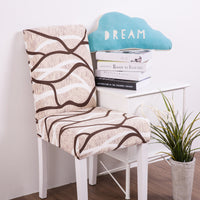 HKM-610259 Modern Minimalist Stretch Fabric Dining Chair Cover in Rectangle Shape for Household Use