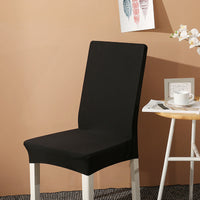 HKM-610259 Modern Minimalist Stretch Fabric Dining Chair Cover in Rectangle Shape for Household Use