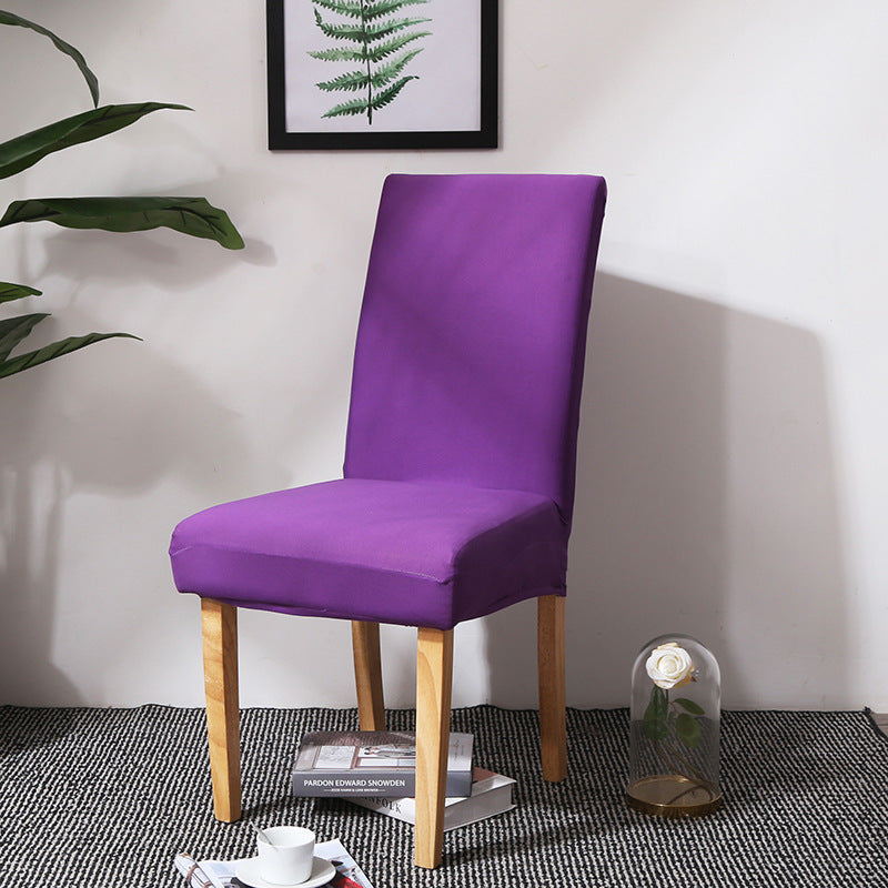 HKM-610259 Modern Minimalist Stretch Fabric Dining Chair Cover in Rectangle Shape for Household Use