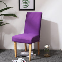 HKM-610259 Modern Minimalist Stretch Fabric Dining Chair Cover in Rectangle Shape for Household Use