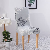 HKM-610259 Modern Minimalist Stretch Fabric Dining Chair Cover in Rectangle Shape for Household Use