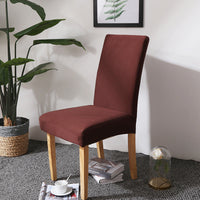 HKM-610259 Modern Minimalist Stretch Fabric Dining Chair Cover in Rectangle Shape for Household Use