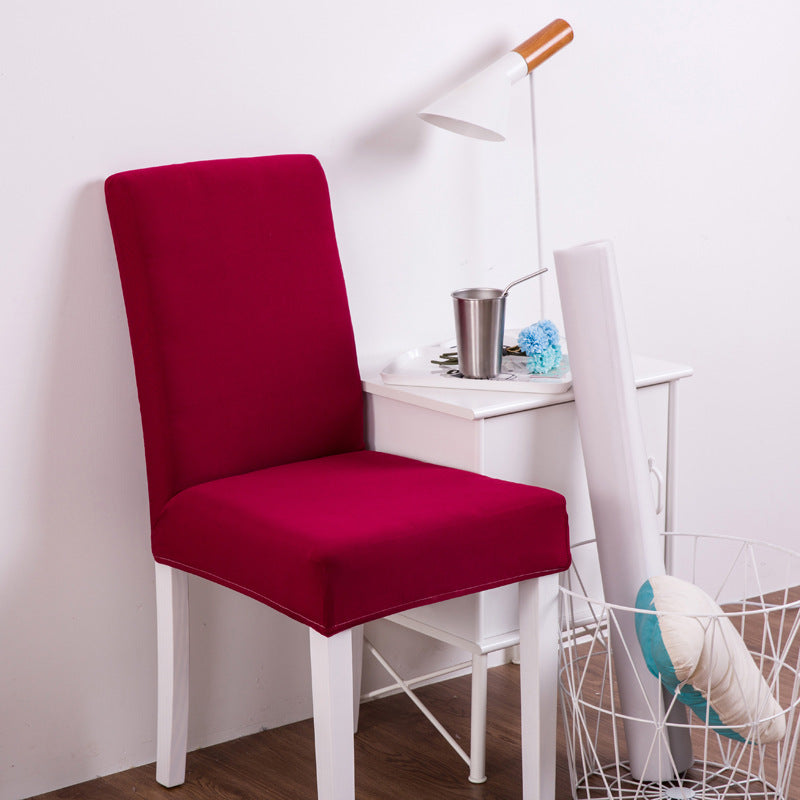 HKM-610259 Modern Minimalist Stretch Fabric Dining Chair Cover in Rectangle Shape for Household Use