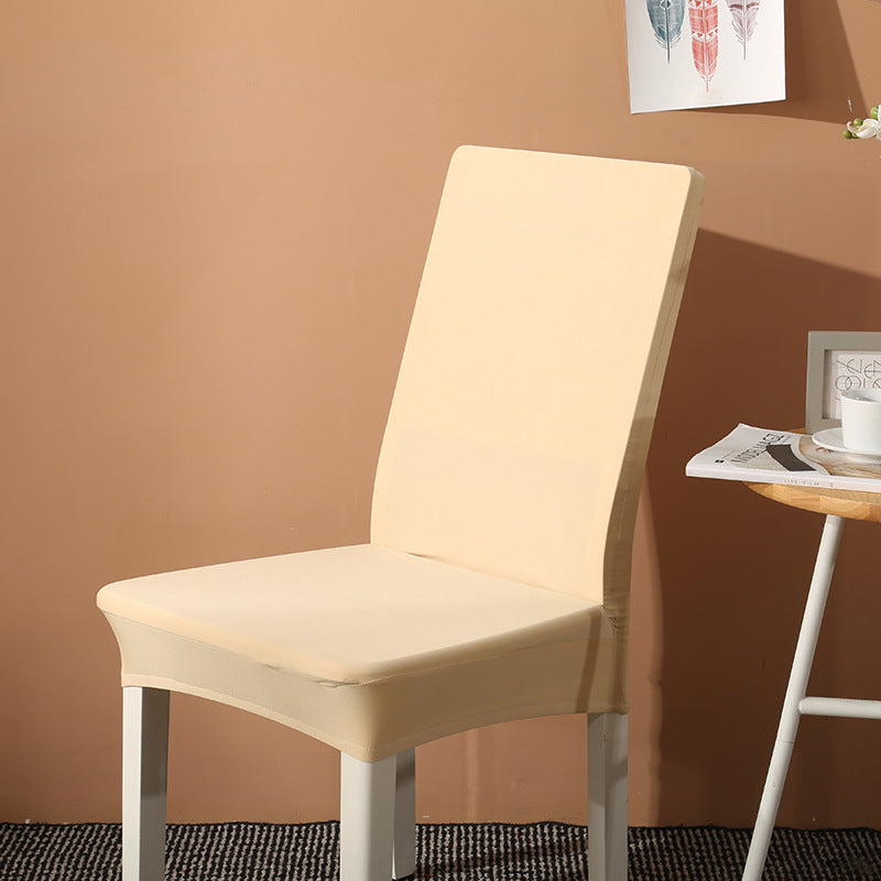 HKM-610259 Modern Minimalist Stretch Fabric Dining Chair Cover in Rectangle Shape for Household Use