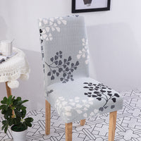 HKM-610259 Modern Minimalist Stretch Fabric Dining Chair Cover in Rectangle Shape for Household Use