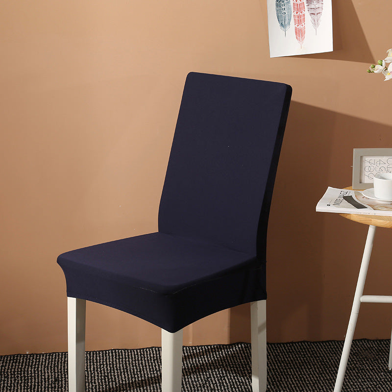 HKM-610259 Modern Minimalist Stretch Fabric Dining Chair Cover in Rectangle Shape for Household Use