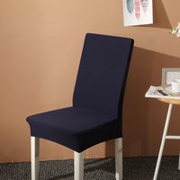 HKM-610259 Modern Minimalist Stretch Fabric Dining Chair Cover in Rectangle Shape for Household Use