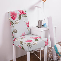 HKM-610259 Modern Minimalist Stretch Fabric Dining Chair Cover in Rectangle Shape for Household Use
