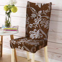 HKM-610259 Modern Minimalist Stretch Fabric Dining Chair Cover in Rectangle Shape for Household Use