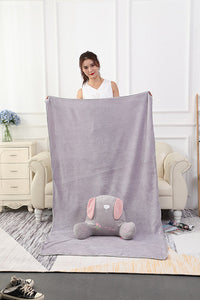 HKM-610323 Cartoon Cotton Pillow for Napping and Relaxation