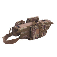 HKM-610387 Tactical Waterproof Dog Vest in Black, Mud, Army, and CP Camouflage - Multiple Sizes Available