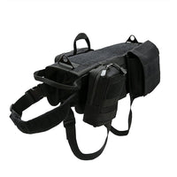 HKM-610387 Tactical Waterproof Dog Vest in Black, Mud, Army, and CP Camouflage - Multiple Sizes Available