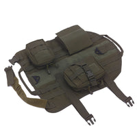 HKM-610387 Tactical Waterproof Dog Vest in Black, Mud, Army, and CP Camouflage - Multiple Sizes Available