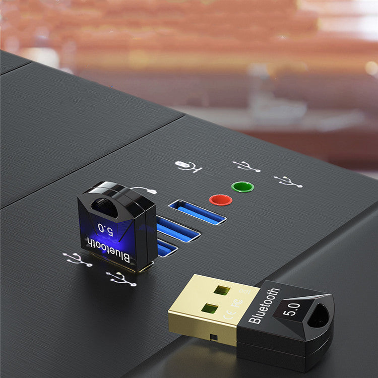 HKM-610387 Wireless Audio Receiver and Transmitter - USB, Bluetooth 5.0, 10m Range, 24Mbps Transmission