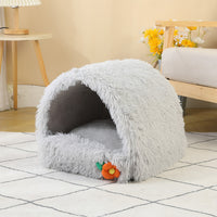 HKM-610835 Cat Nest Semi-Closed Warm House - Compressible Pet Shelter in Multiple Colors