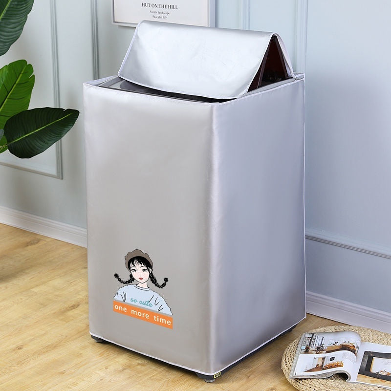 KTX-610835 Waterproof Oxford Cloth Washing Machine Cover with Sun Protection - Stylish Designs Available
