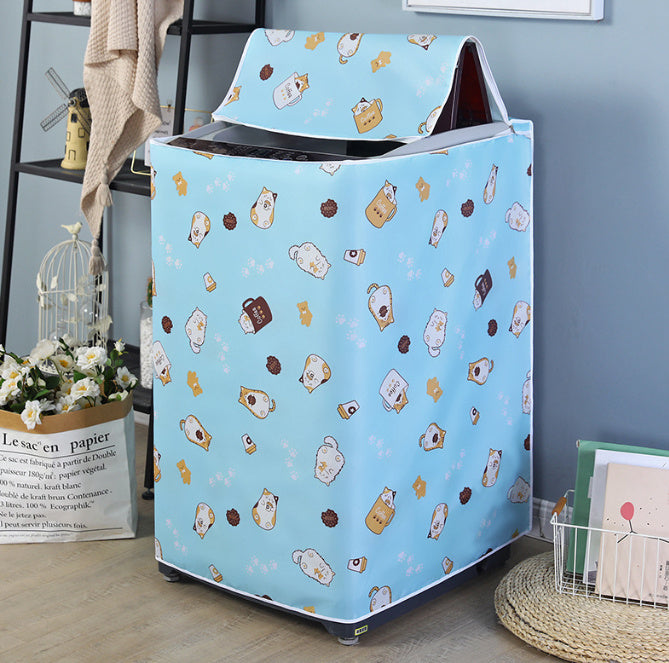 KTX-610835 Waterproof Oxford Cloth Washing Machine Cover with Sun Protection - Stylish Designs Available