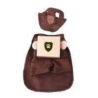 HKM-610899 Coffee Casual Pet Clothing for Outings, Various Sizes Available