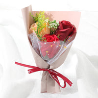 HKM-610963 Charming Simulation Rose Soap Flower Bouquet - Various Styles for Weddings, Birthdays, and Special Occasions