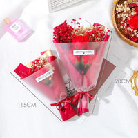 HKM-610963 Charming Simulation Rose Soap Flower Bouquet - Various Styles for Weddings, Birthdays, and Special Occasions
