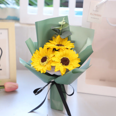 HKM-610963 Charming Simulation Rose Soap Flower Bouquet - Various Styles for Weddings, Birthdays, and Special Occasions