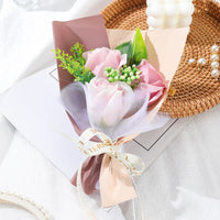 HKM-610963 Charming Simulation Rose Soap Flower Bouquet - Various Styles for Weddings, Birthdays, and Special Occasions