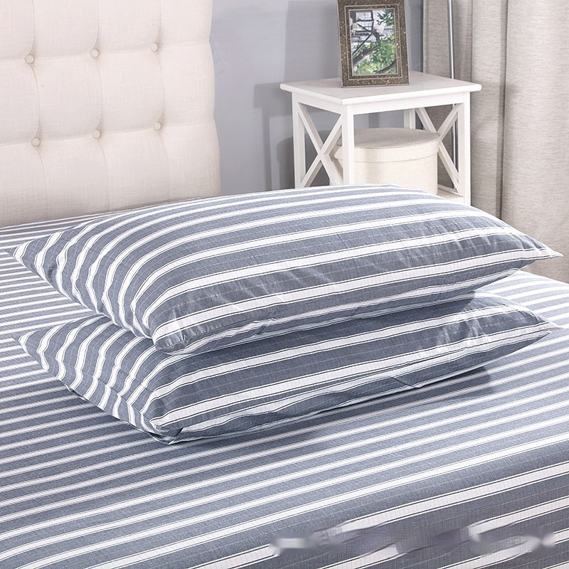 HKM-611027 Anti-Static Breathable Antibacterial Silver Fiber Cotton Pillowcase for Single Pillows - White