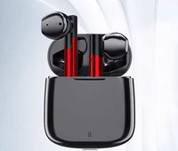 HKM-611091 TWS Bluetooth Headset with 10m Range, Dual Ear Stereo, Call Function, Available in Pearl White, Cool Black, and China Red
