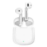 HKM-611091 TWS Bluetooth Headset with 10m Range, Dual Ear Stereo, Call Function, Available in Pearl White, Cool Black, and China Red