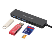 HKM-611219 USB Hub Card Reader with Multiple Interfaces and Fast Transmission Rate