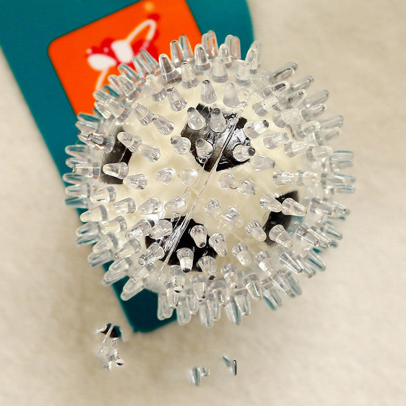 HKM-611795 Glowing Spiny Colorful Woven Ball