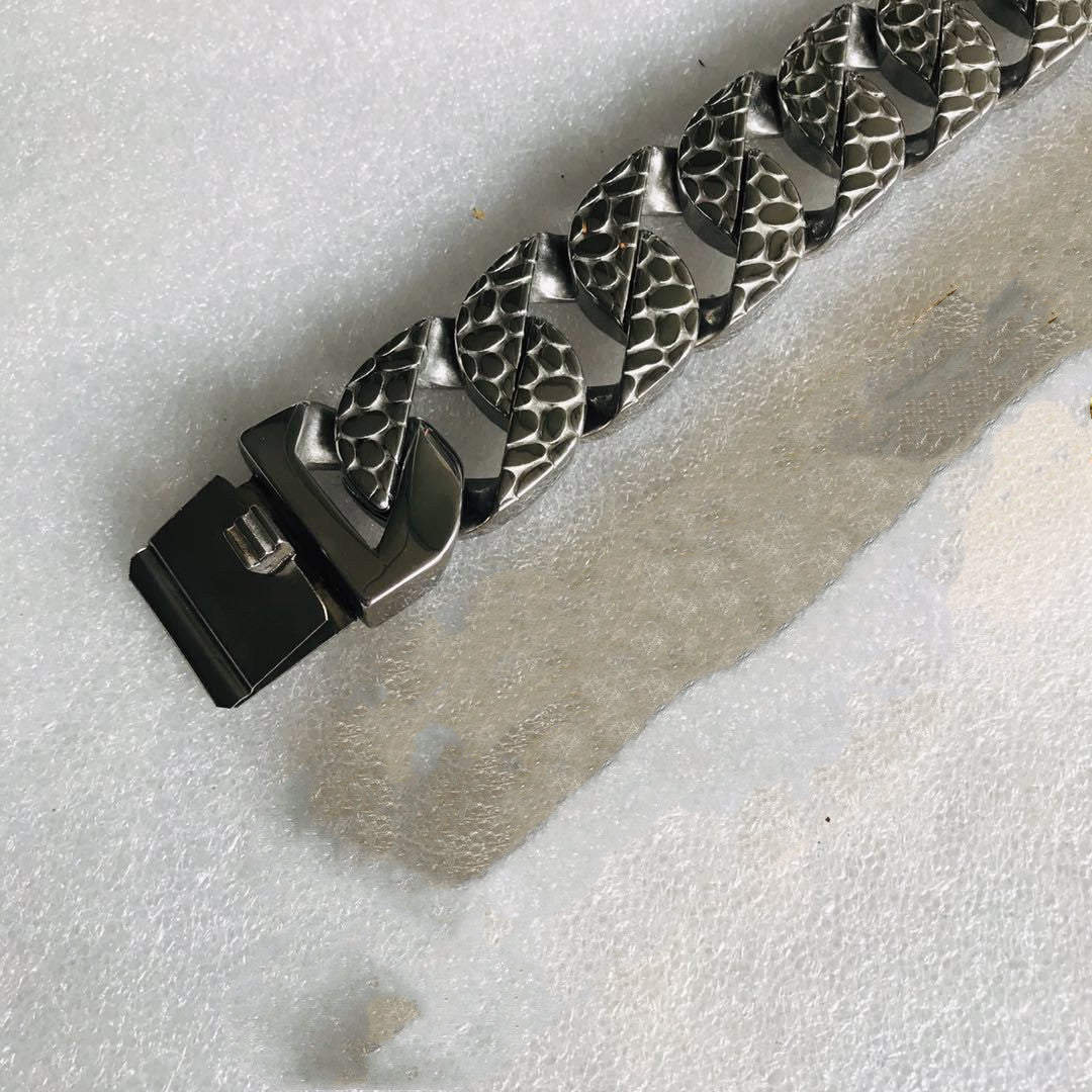 HKM-612179 Durable Stainless Steel P Chain Dog Chain for Small to XXXL Dogs