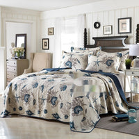 HKM-612179 Quilted Cotton Bed Cover Set with 2 Pillowcases, 230x250 cm for 1.5-1.8m Beds