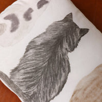 HKM-612307 Cute Cartoon Pet Pillow Cover in Cotton and Linen, 50x50cm Options Available