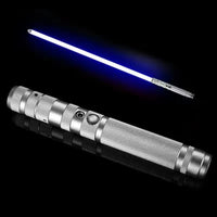 HKM-612435 RGB LED Light Up Sword for Kids - Metal Hilt Dueling Toy with Flashing Sound Effects - Perfect for Cosplay and Parties