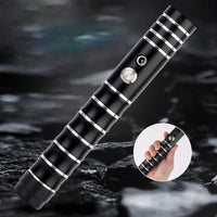 HKM-612435 RGB LED Light Up Sword for Kids - Metal Hilt Dueling Toy with Flashing Sound Effects - Perfect for Cosplay and Parties
